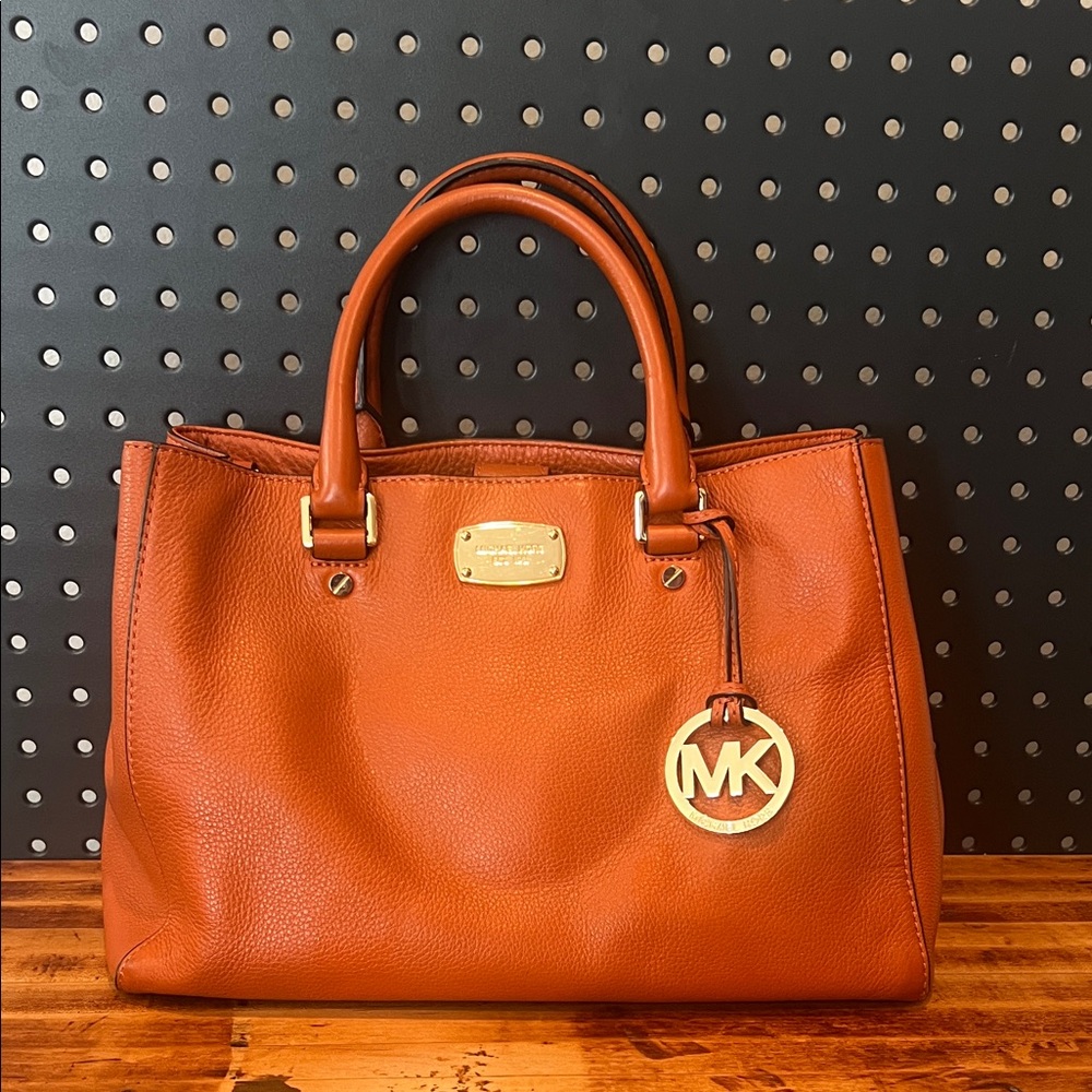 Michael Kors Burnt Orange Satchel